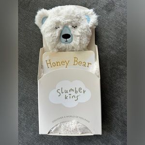 Slumberkins Polar Bear Snuggler in Ivory with Affirmation Card
